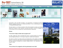 Tablet Screenshot of bulats.com.my